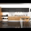 Deco Home Mutfak Dolabı Modern Retro Meşe Antrasit Gri